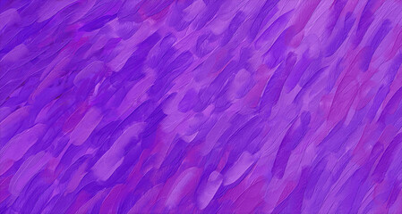 Oil paint strokes in colourful purple tones. The digital image is rendered in the Impressionist style.