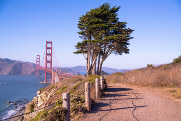 Golden Gate Bridge seen Golden Gate Overloop, San Francisco, USA
골든 게이트 오버룩...