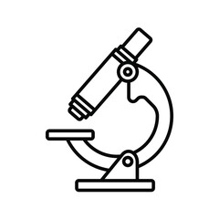 microscope icon. laboratory sign. vector illustration