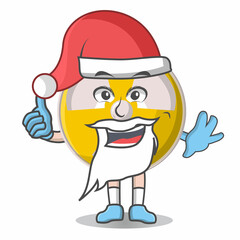 Radioactive cute christmas santa claus design character, design vector illustrator.