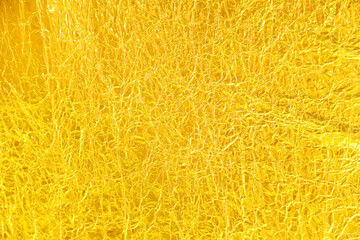 Gold wrinkle paper texture crumpled patterns abstract for background