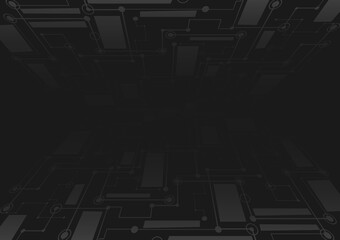 Illustration business.design modern  idea and concept think creativity. for brainstorm,Social network,success,plan,think,search,analyze,communicate, futuristic idea innovation technology.