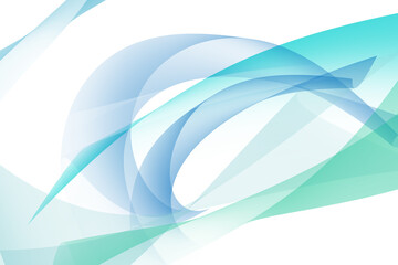 Abstract waves blue background. Wallpaper and backdrop in soft colors. Transparent lines on a white background. Banner and business card template.