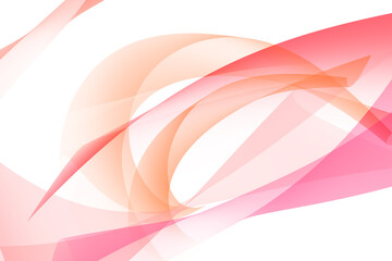 Abstract waves pink background. Wallpaper and backdrop in soft colors. Transparent lines on a white background. Banner and business card template.