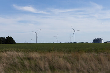 Fototapeta na wymiar Wind Turbines