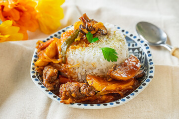 もち麦ごはんでロモサルタード