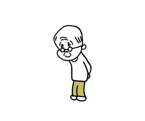 かわいいおじいちゃん