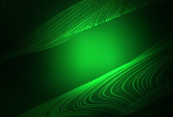 Dark Green vector colorful blur background.