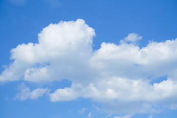 Plakat blue sky with clouds