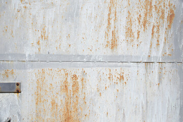 Iron, rusty texture.