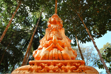 Chua Khmer Phu Ly or Chùa Khmer Phù Ly, a Khmer Temple in Vinh Long, Vietnam