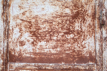 Iron, rusty texture.