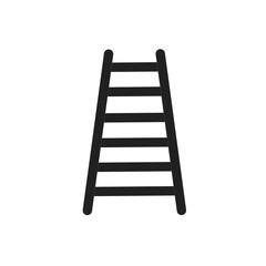 ladder icon vector with simple design