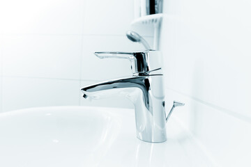 water tap, water mixer, faucet In bathroom
