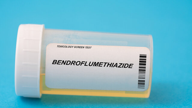 Bendroflumethiazide. Bendroflumethiazide toxicology screen urine tests for doping and drugs