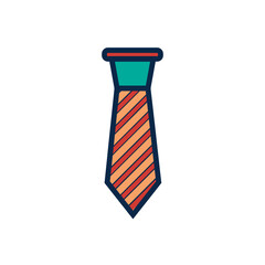 Formal tie for work