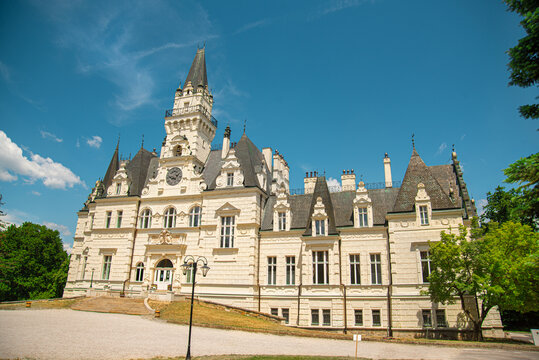 Beautiful historic Budmerice castle.Slovakia, Europe. 