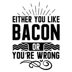 Bacon svg design