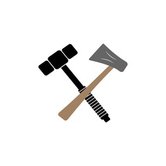 hammer icon vector illustration design element