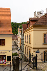 Houses in Loket, Czech Republic
