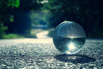 Lensball - Natur - Transparenz  - Zerbrechlich - Ecology - Bioeconomy - High quality photo