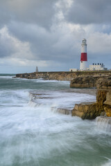 Fototapeta na wymiar Portland Bill Lighthouse - Portland, Dorset, UK