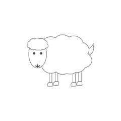 sheep vector element illustration design