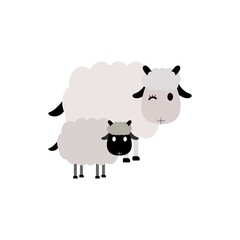 sheep vector element illustration design