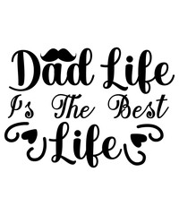 Obraz premium Father's Day SVG Bundle, Father's Day Svg, Dad Svg, Father's Day Design for Shirts, Father's Day Cut Files, Cricut, Silhouette, Png, Svg
