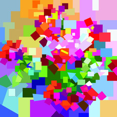 Obraz premium Abstract art faceless art and art does not show is art that is loosely related Even in depth the meaning may be different.