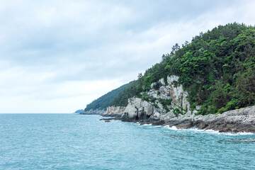 Fototapeta premium The beautiful landscape of sea.