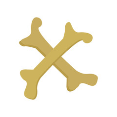 dog bone isolated on white