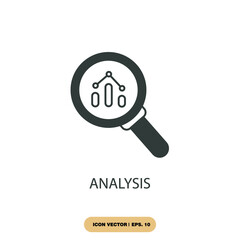 analysis icons  symbol vector elements for infographic web