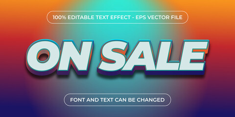blue on sale 3d editable text effect with gradient color