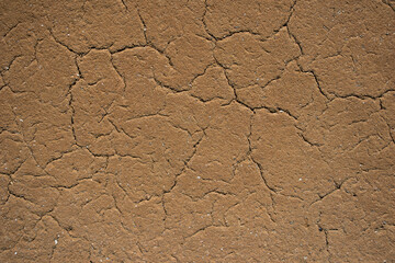 texture of clay wall from clay house, clay background