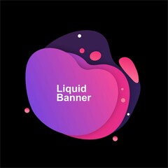 creative design liquid banner