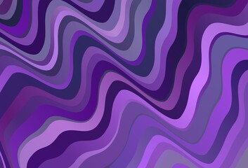 Dark Purple vector backdrop with bent lines.