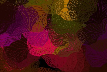 Fototapeta na wymiar Dark Multicolor vector backdrop with memphis shapes.
