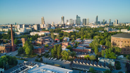 Warsaw city view