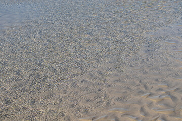 light reflections on clear water