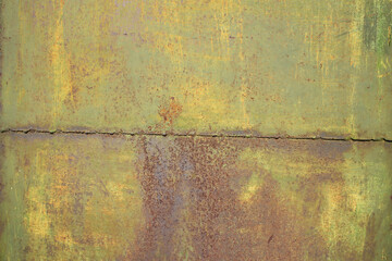 Iron, rusty texture.