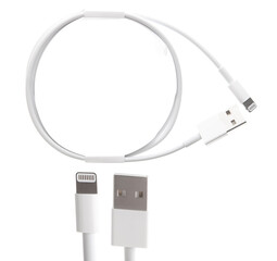 image of cable white background