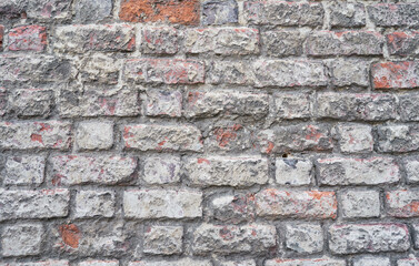 Stone wall texture. Castle brick detail. 
