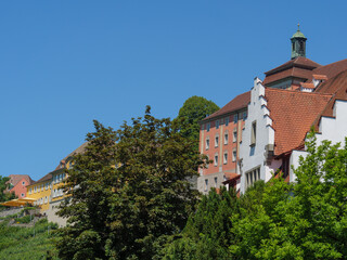 Fototapeta na wymiar Die Altstadt von Meersburg am Bodensee