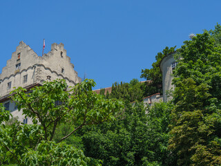 Fototapeta premium Die Altstadt von Meersburg am Bodensee