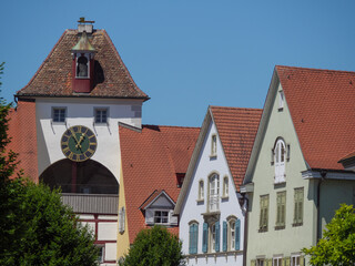 Fototapeta na wymiar Die Altstadt von Meersburg am Bodensee