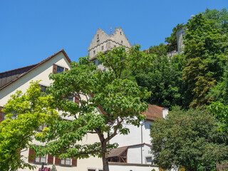 Fototapeta premium Die Altstadt von Meersburg am Bodensee