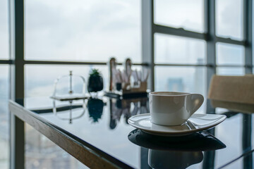 Part of Hotel lobby interior, modern style.	
