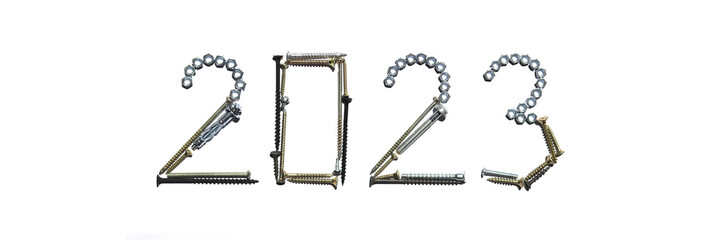 2023 from tool consumables. Website header banner. New Year