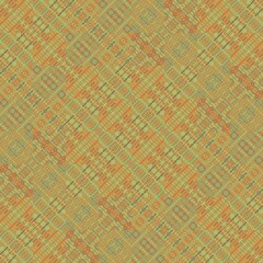 Abstract fabric pattern with orange and yellow color background